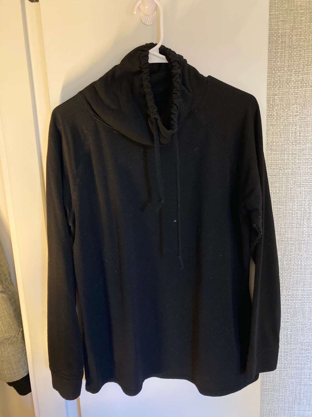 32 Degrees Heat Black Cowl Neck Sweatshirt
