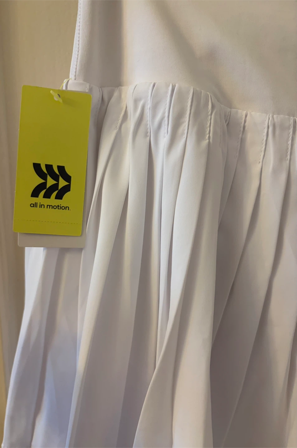 All in Motion Woven Pleated Skirt White Size S - photo 3