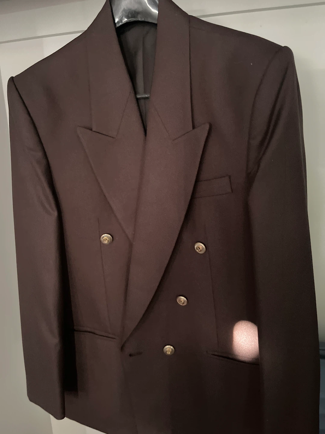 Brown Double-Breasted Blazer - photo 2