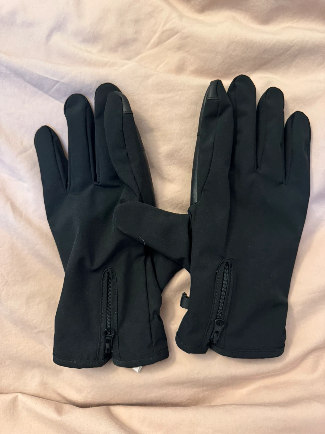 Black winter gloves, men’s - photo 2