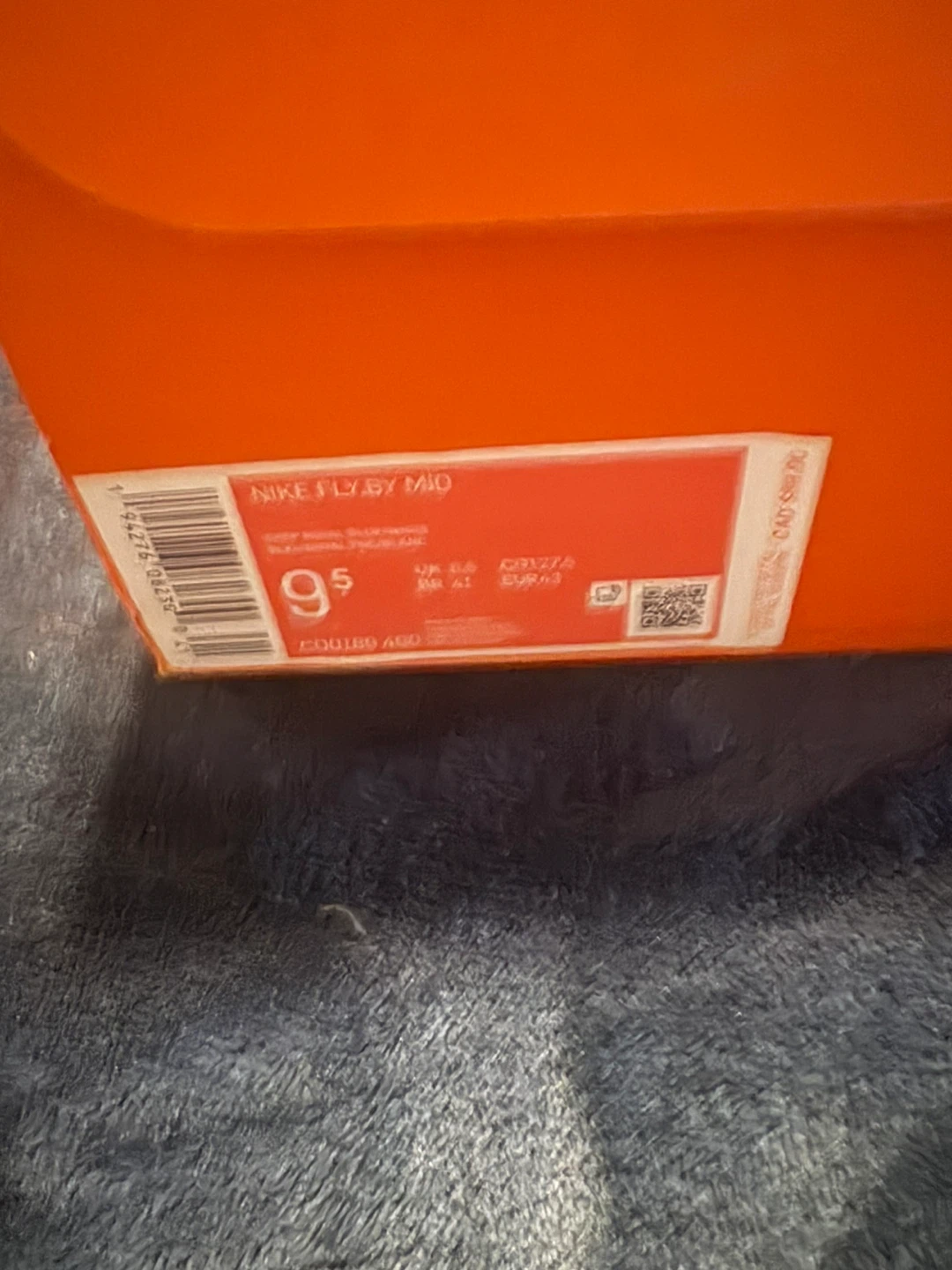 Nike Fly.By Mid Basketball Shoes - Blue/Red - Size 9.5 - photo 4