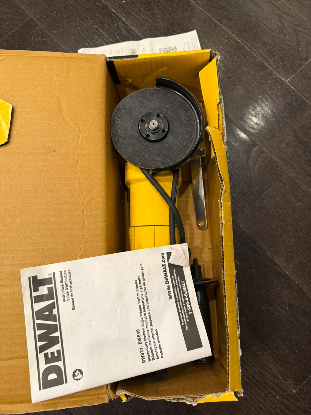DeWalt DW831 5" Angle Grinder
