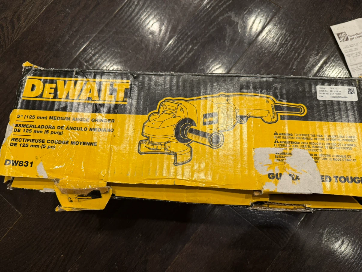 DeWalt DW831 5" Angle Grinder - photo 3
