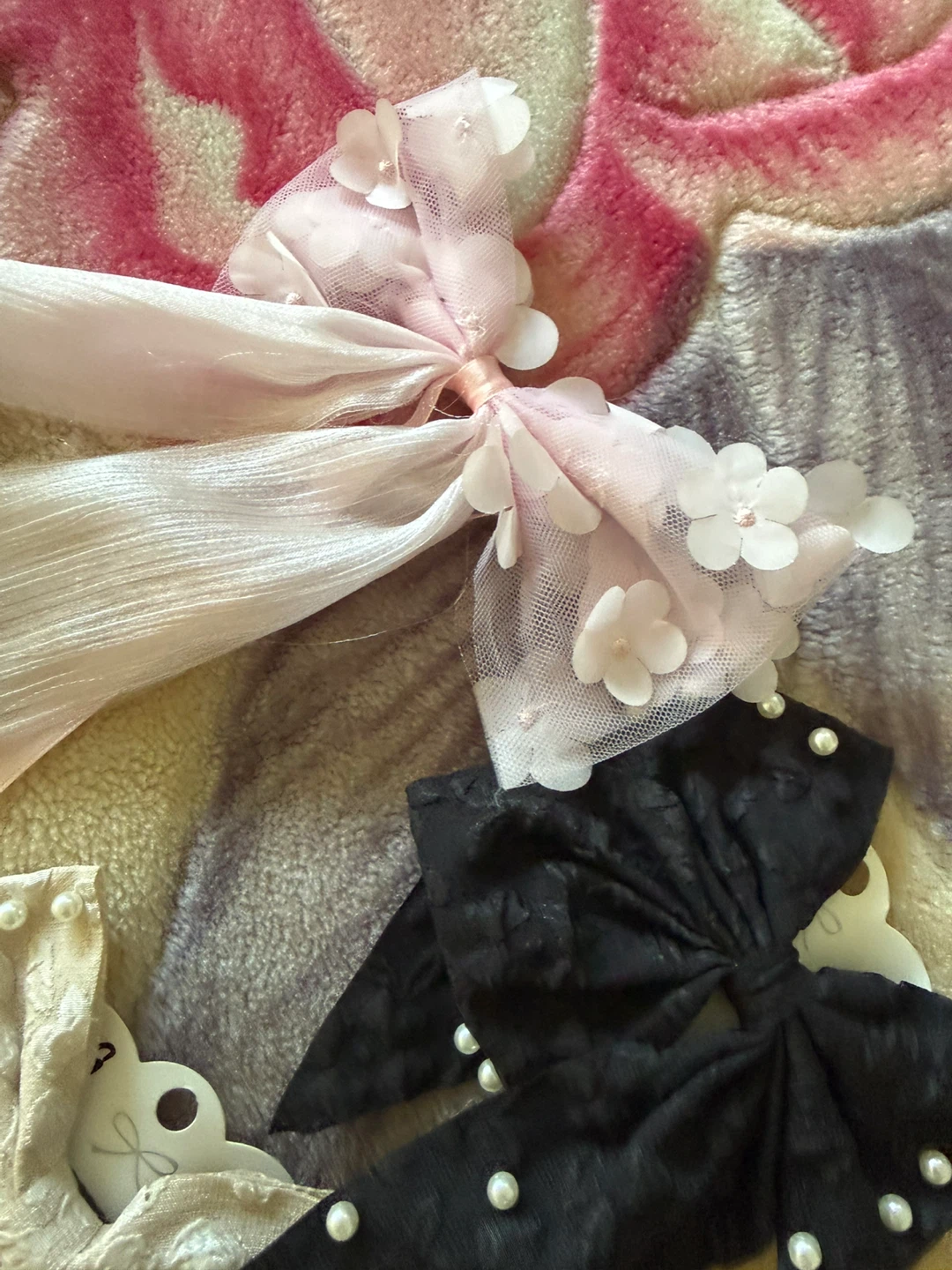 Collection of Satin and Fabric Hair Bows - photo 2