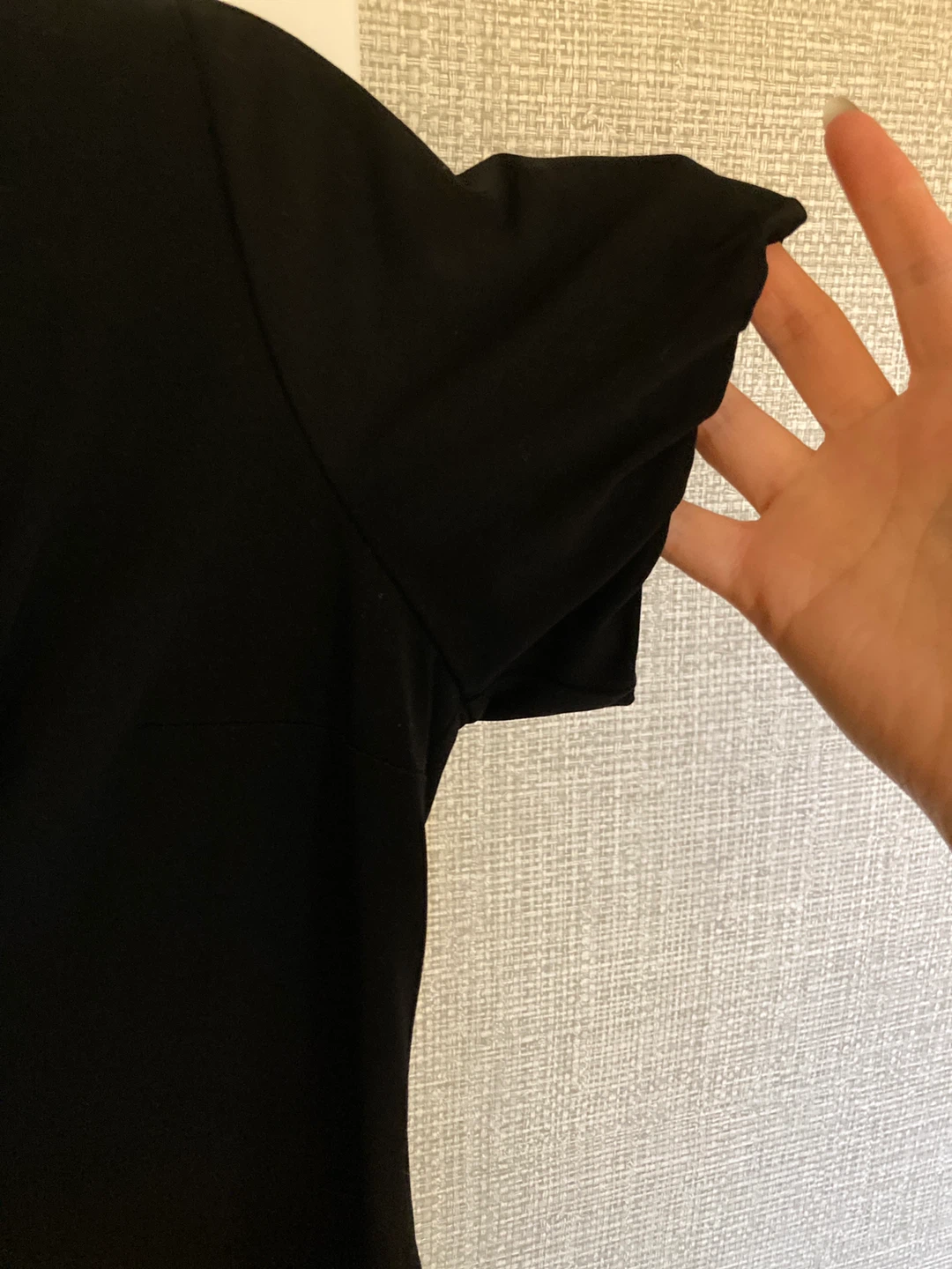 Mise au Point Black Ruffle Top Size 9 - photo 4