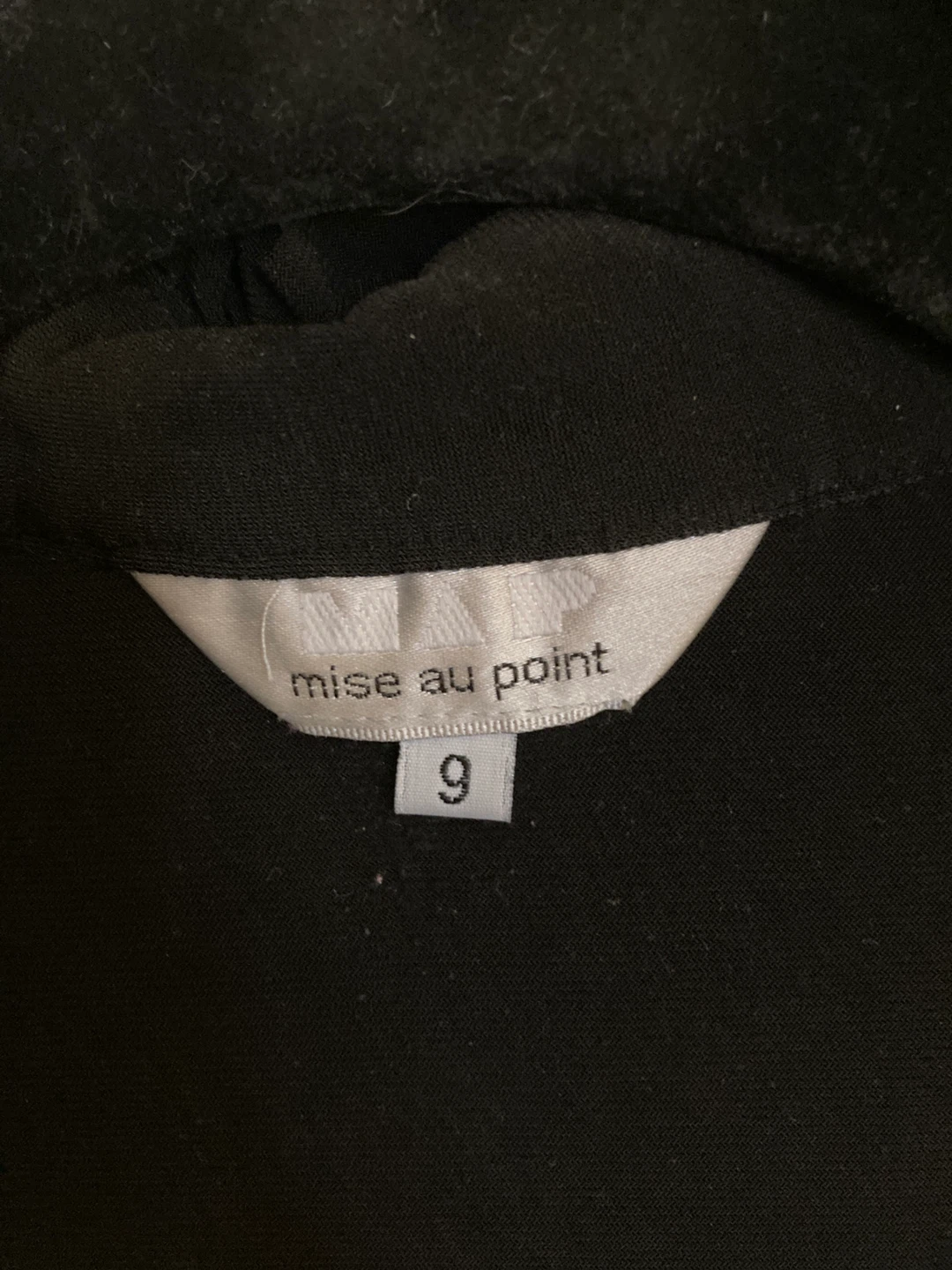 Mise au Point Black Ruffle Top Size 9 - photo 3