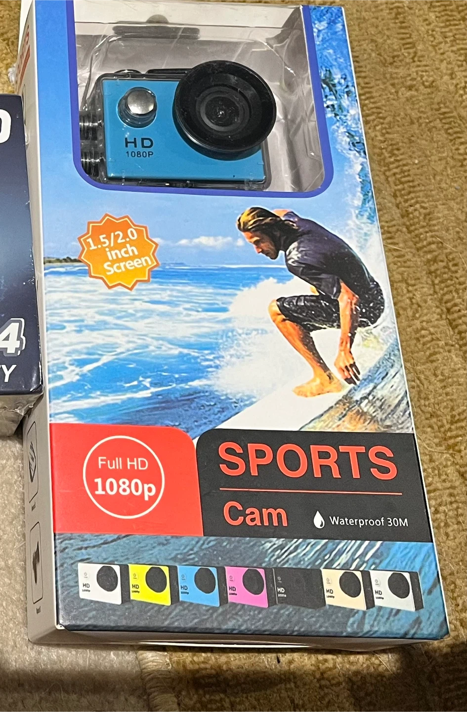 Sports Cam Full HD 1080p Waterproof
