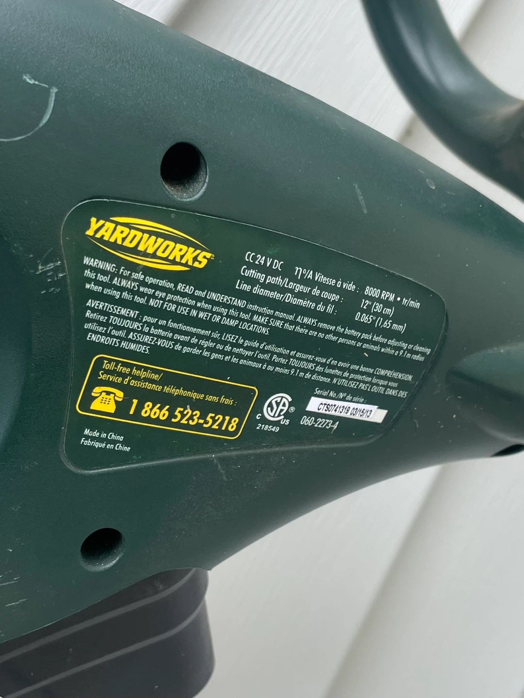 Cordless Grass Trimmer - photo 4