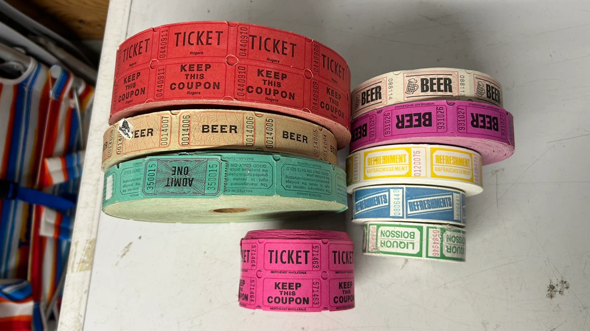 Ticket Rolls of Admission, Refreshment, Beer & Liquor Tickets - photo 2