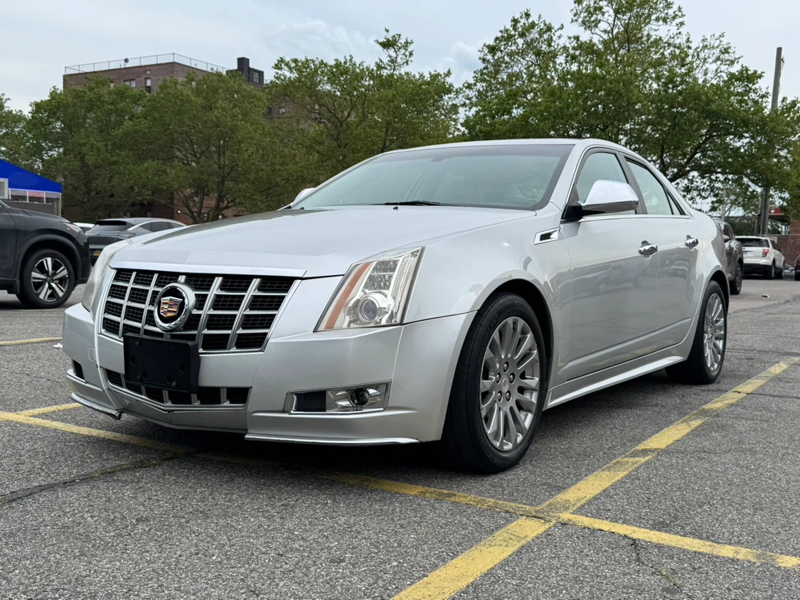 Silver 13 Cadillac CTS 4 3.6L V6 Lux Sedan
