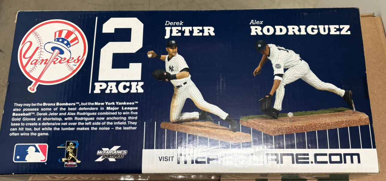 Yankees Derek Jeter Alex Rodriguez 2 Pack McFarlane Toys - photo 2