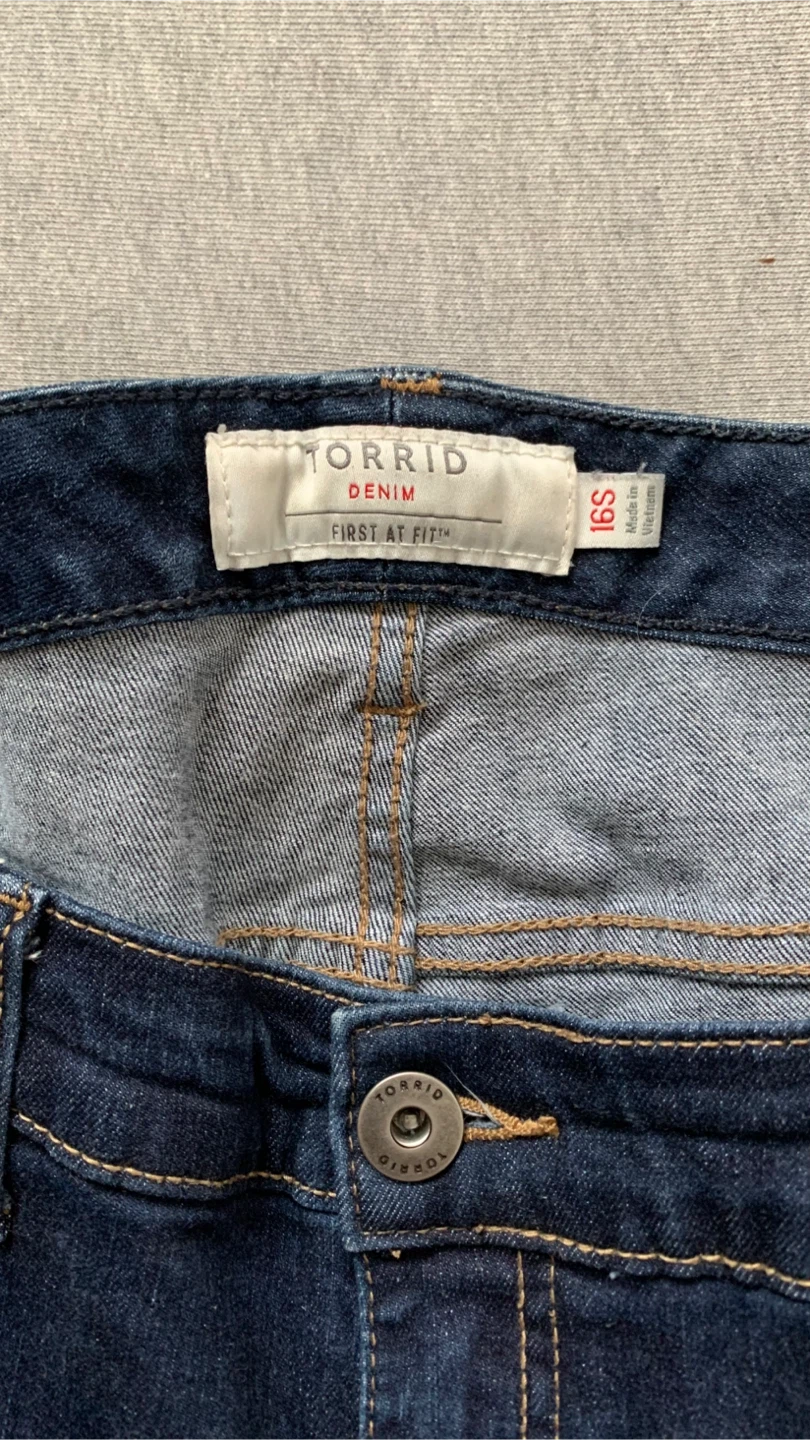 Torrid Denim Jeans Size 16S Straight Leg - photo 3