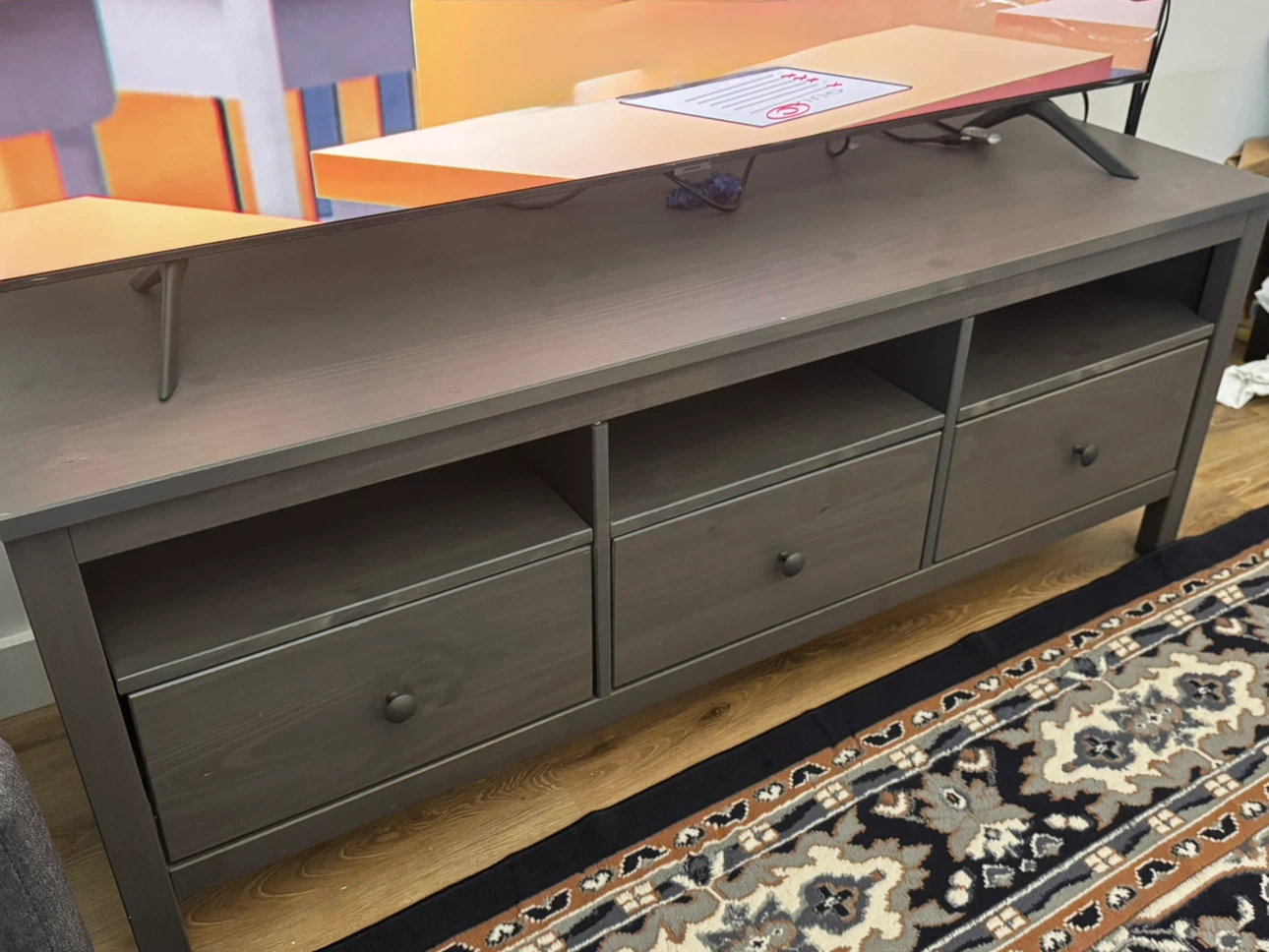 TV Stand with 3 Drawers (Samsung 65” not included)) - photo 2