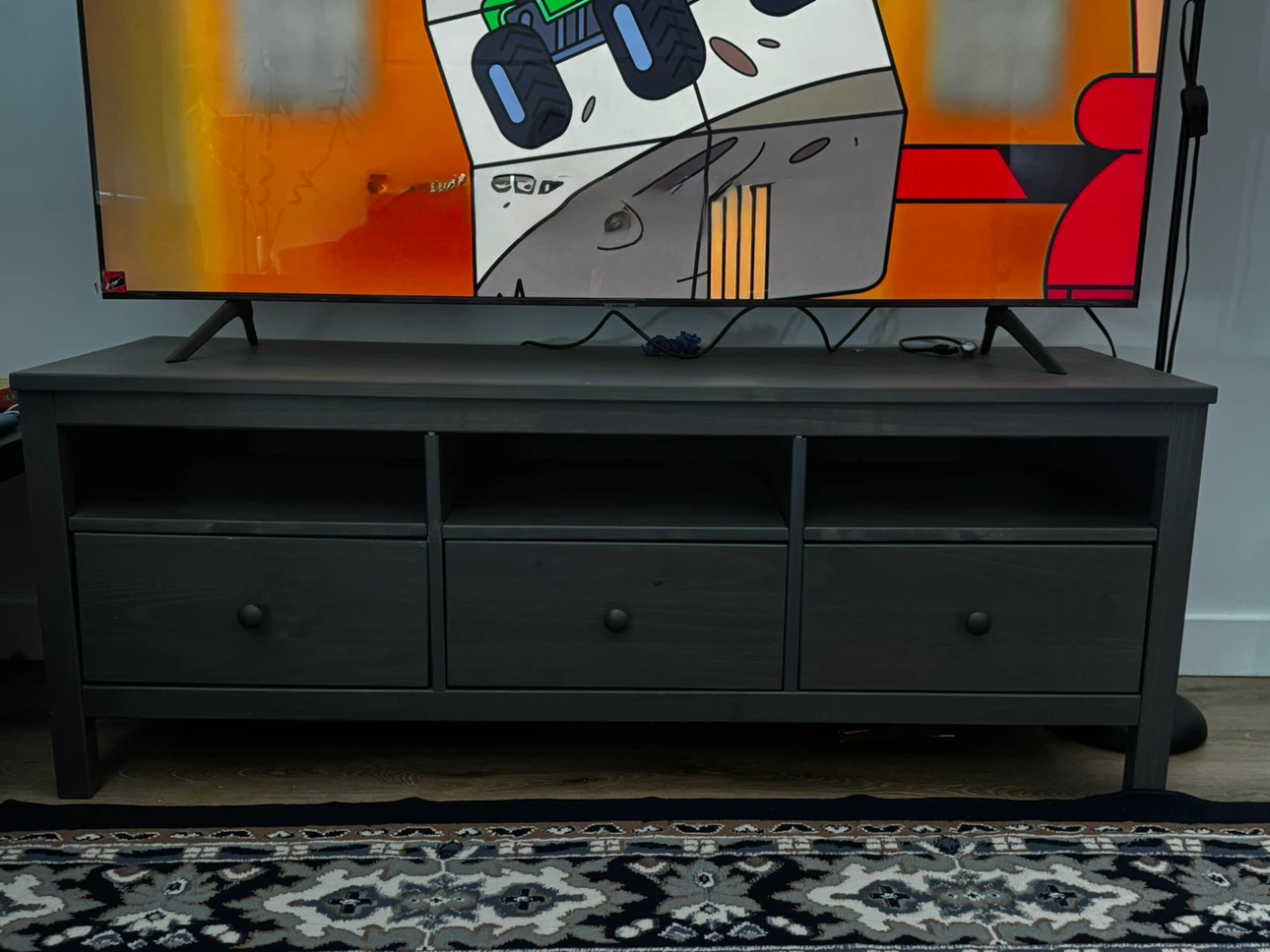 TV Stand with 3 Drawers (Samsung 65” not included)) - photo 3