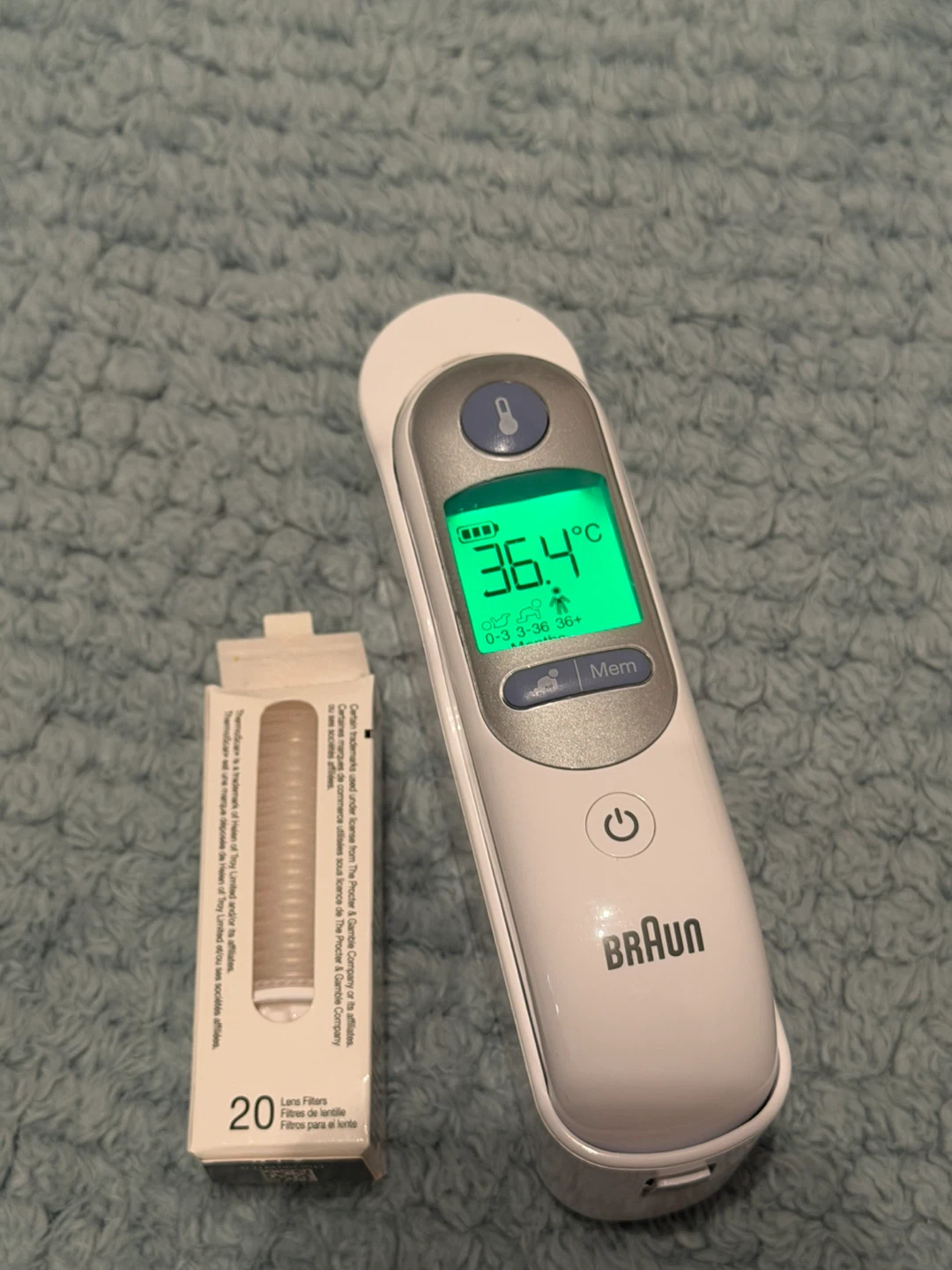 Moving sales-Braun ThermoScan Ear Thermometer with Case