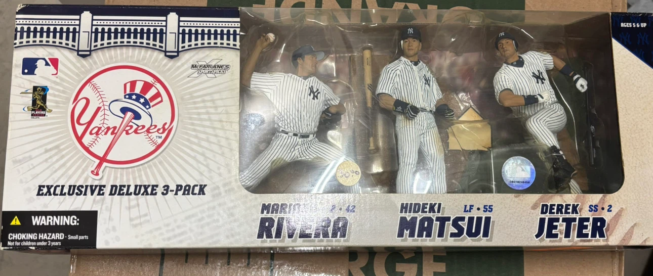 McFarlane's Sports Picks Yankees Exclusive Deluxe 3-Pack