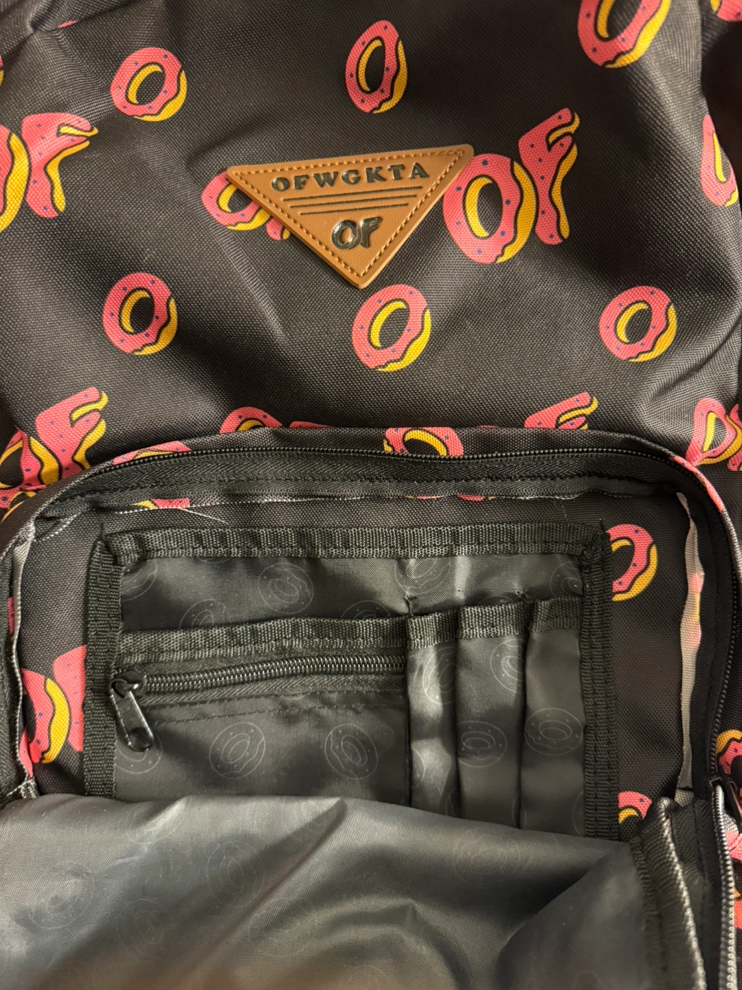 Rare OFWGKTA Odd Future Donut Backpack - Like New - photo 4