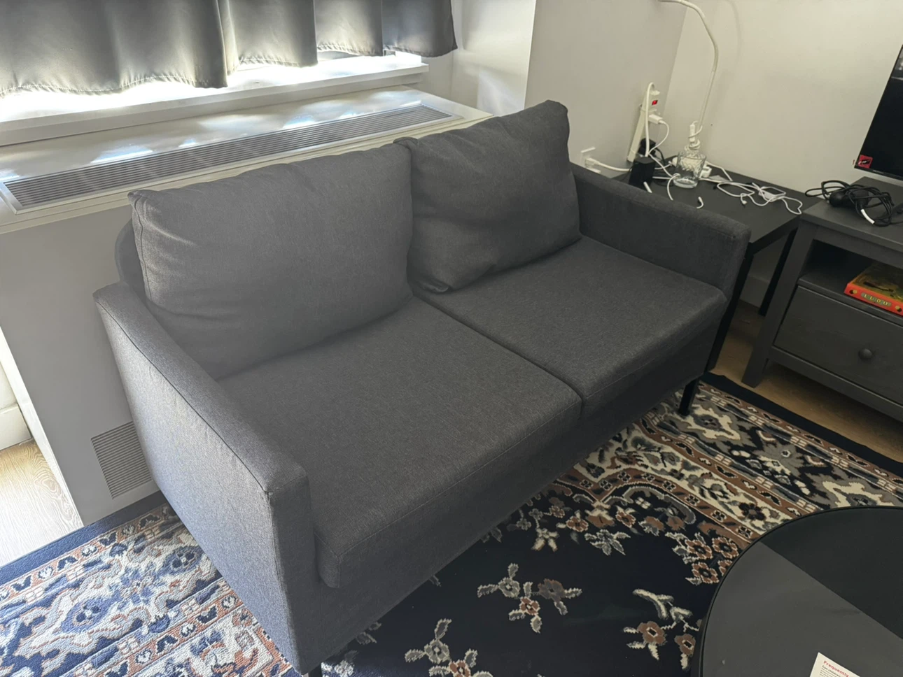 Gray Loveseat Sofa