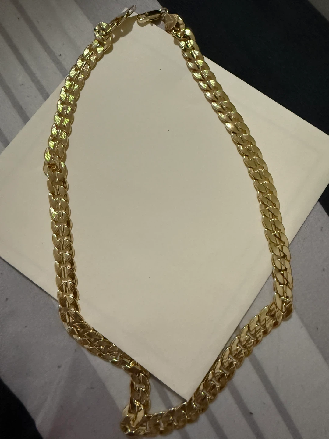 Gold Coloured Chain Necklace