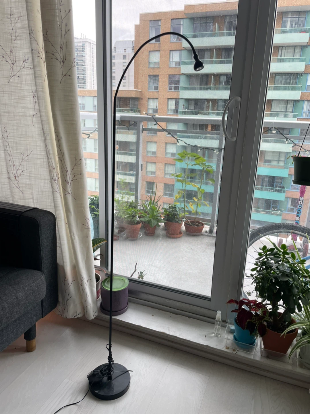 Black Gooseneck Floor Lamp IKEA - photo 2