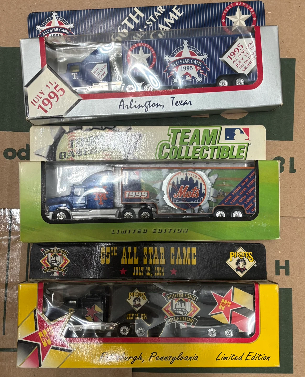Team Collectible MLB All-Star Game Semi-Trucks (3-Pack)