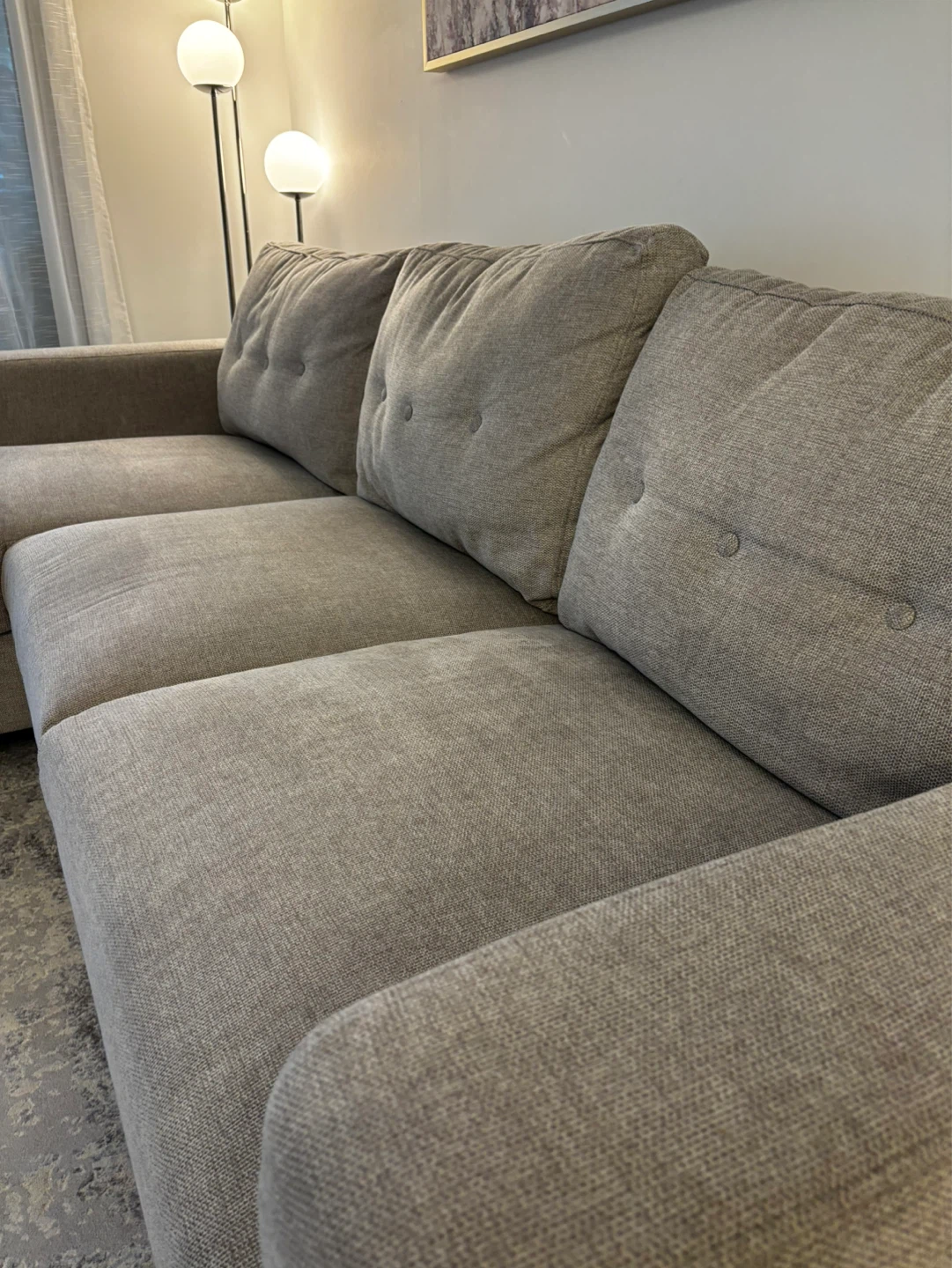 Grey Sectional Sofa from Structube - photo 3