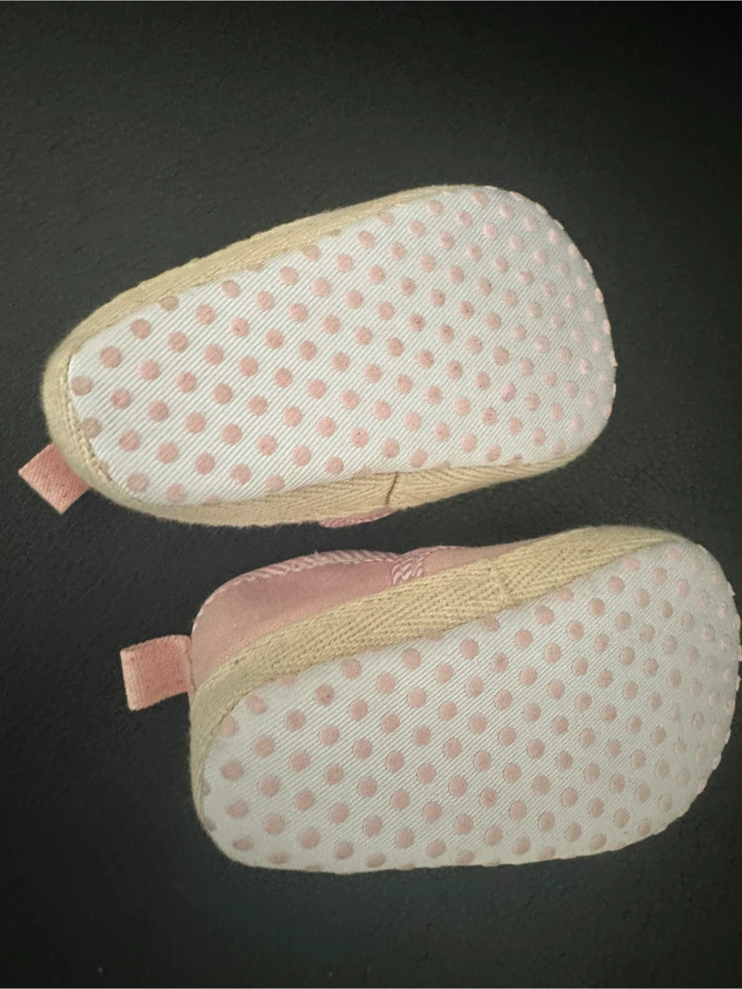Pink Baby Shoes with Flower Detail - photo 2