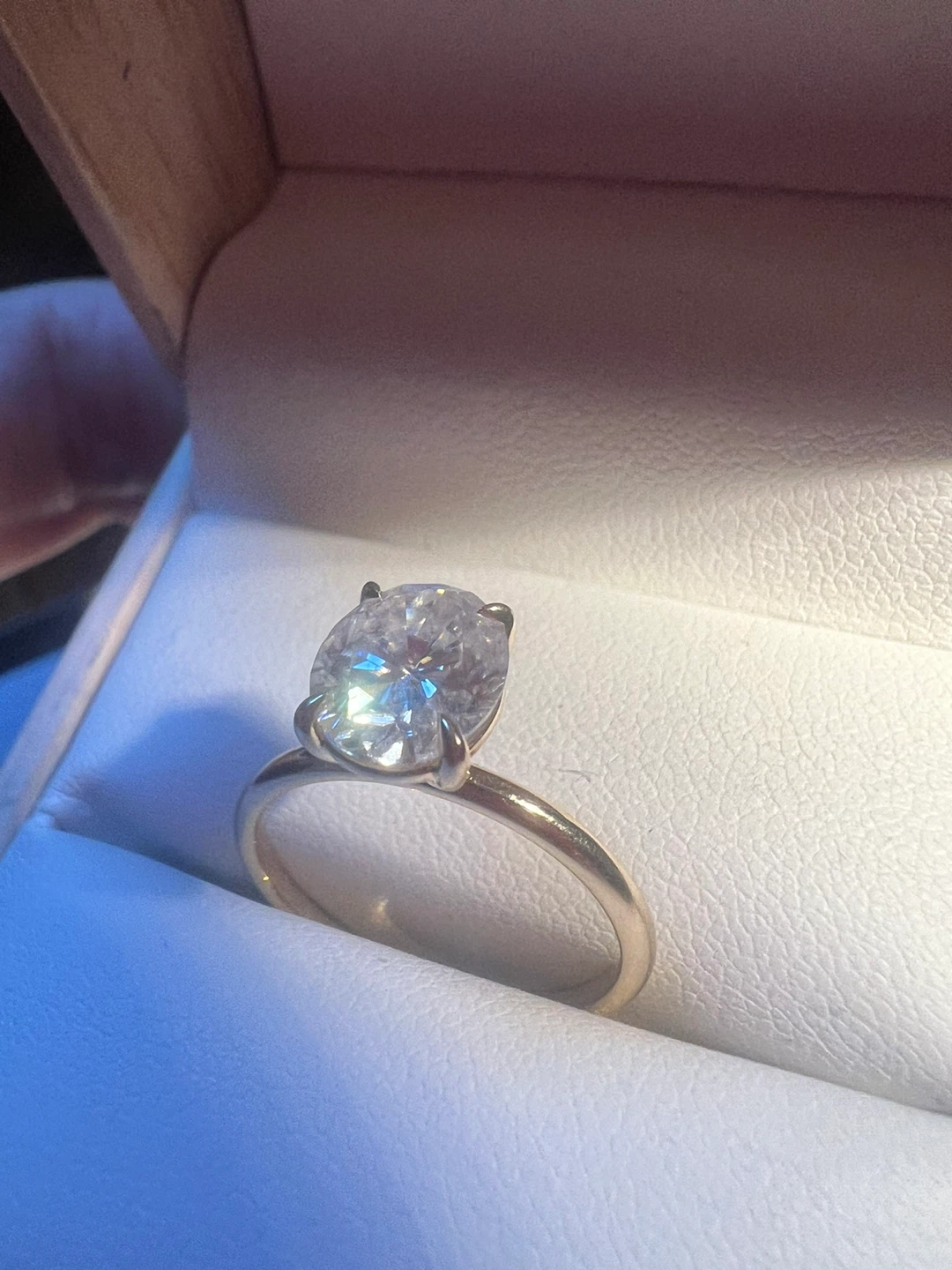 14 k moissanite Ring - photo 3