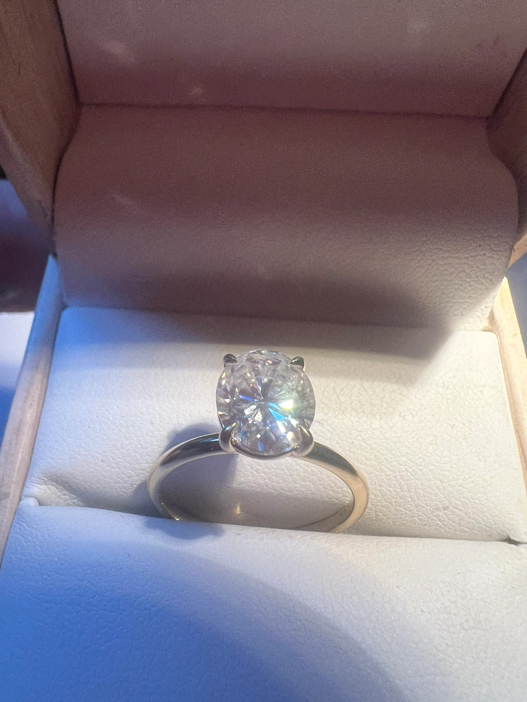 14 k moissanite Ring - photo 4