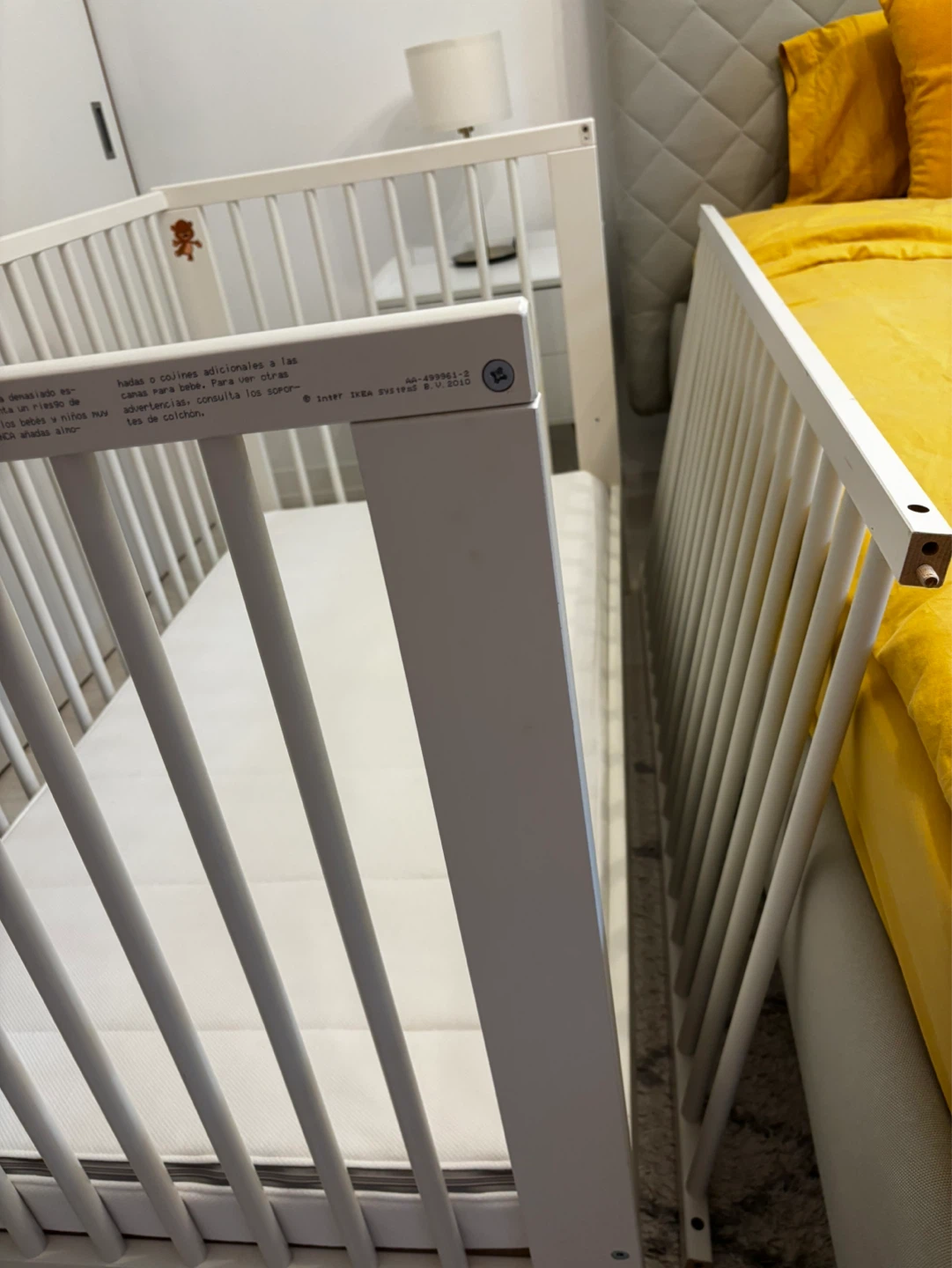 IKEA Crib with Mattress - photo 3