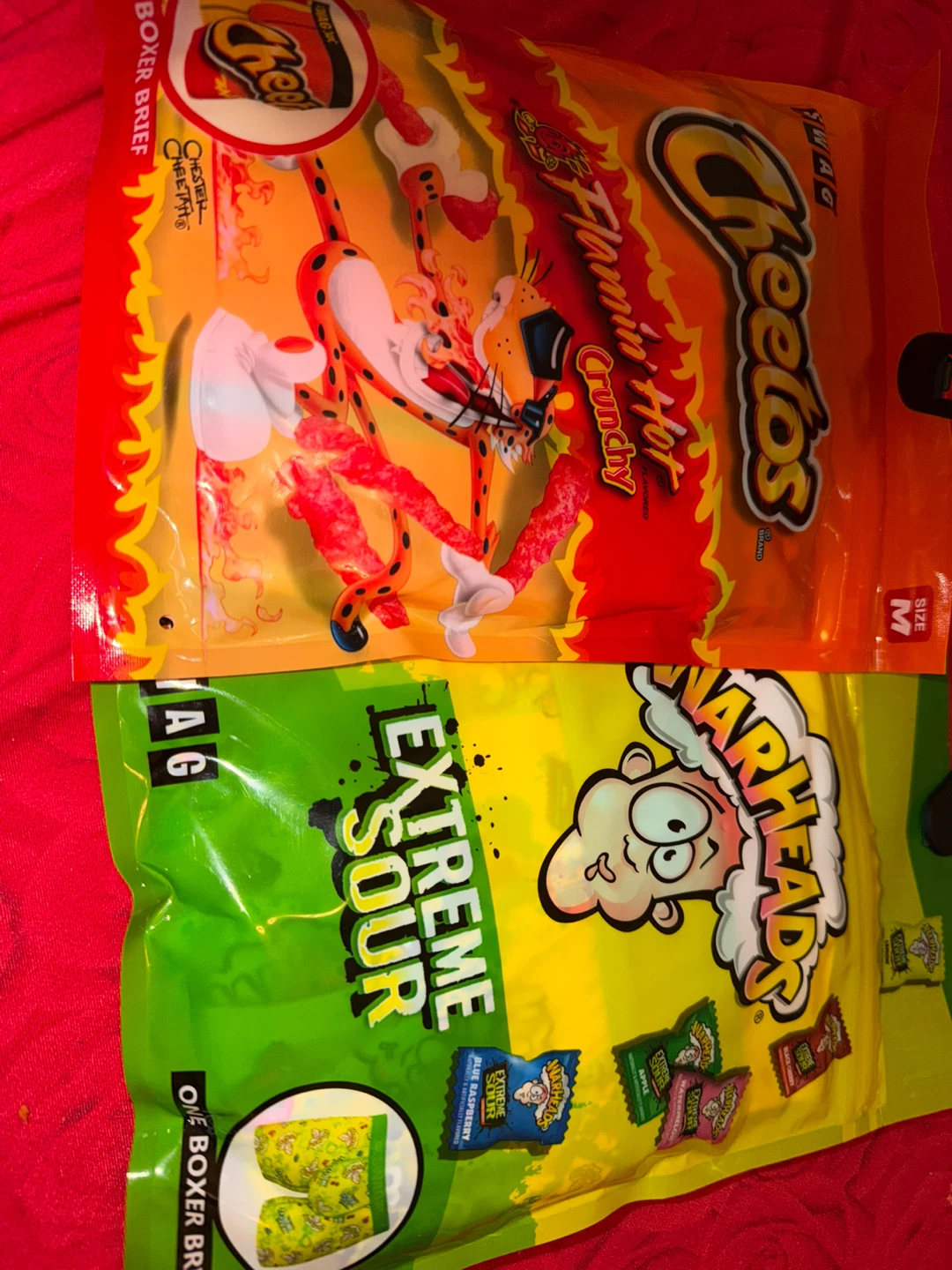SWAG Boxer Briefs (Cheetos & Warheads)