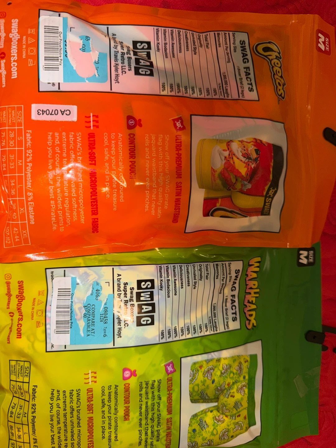 SWAG Boxer Briefs (Cheetos & Warheads) - photo 3