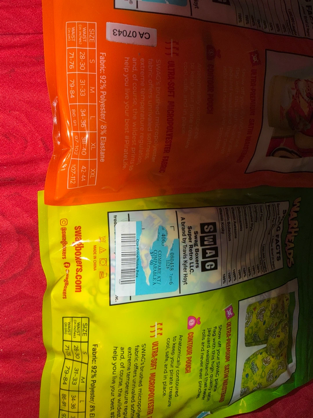 SWAG Boxer Briefs (Cheetos & Warheads) - photo 4