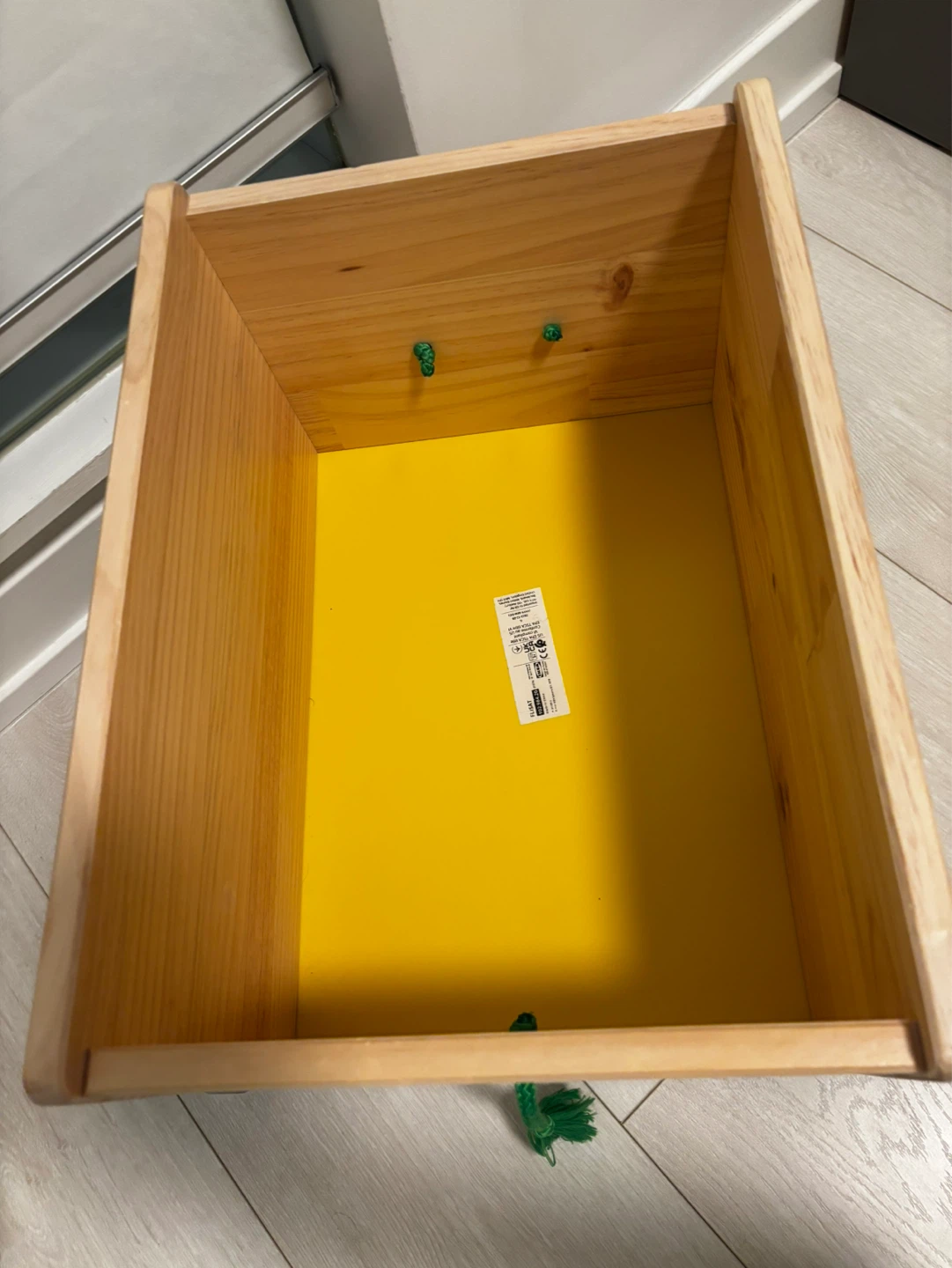 Wooden pull-along toy wagon - photo 3