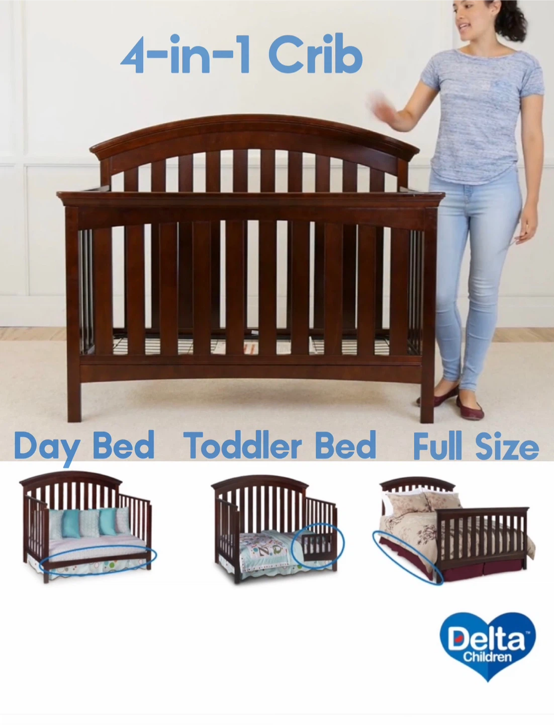 Bentley 4 in 1 Crib - photo 2