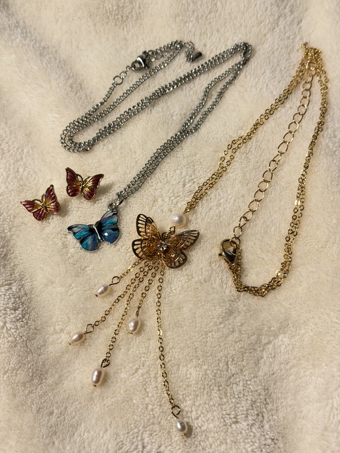 Butterfly Necklaces and Earrings Set - photo 2