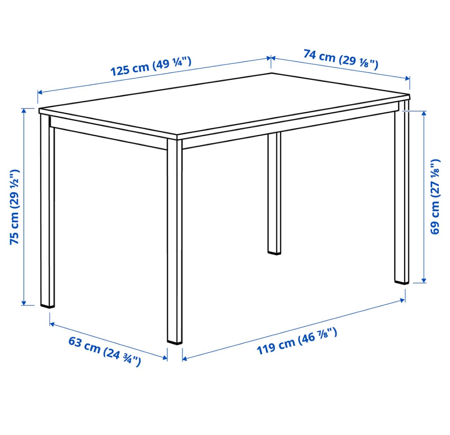 MOVING SALE ‼️ IKEA Dining Table - White - photo 2