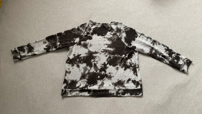 Nina K Tie-Dye Long Sleeve Lightweight Sweater - Size Large - photo 2
