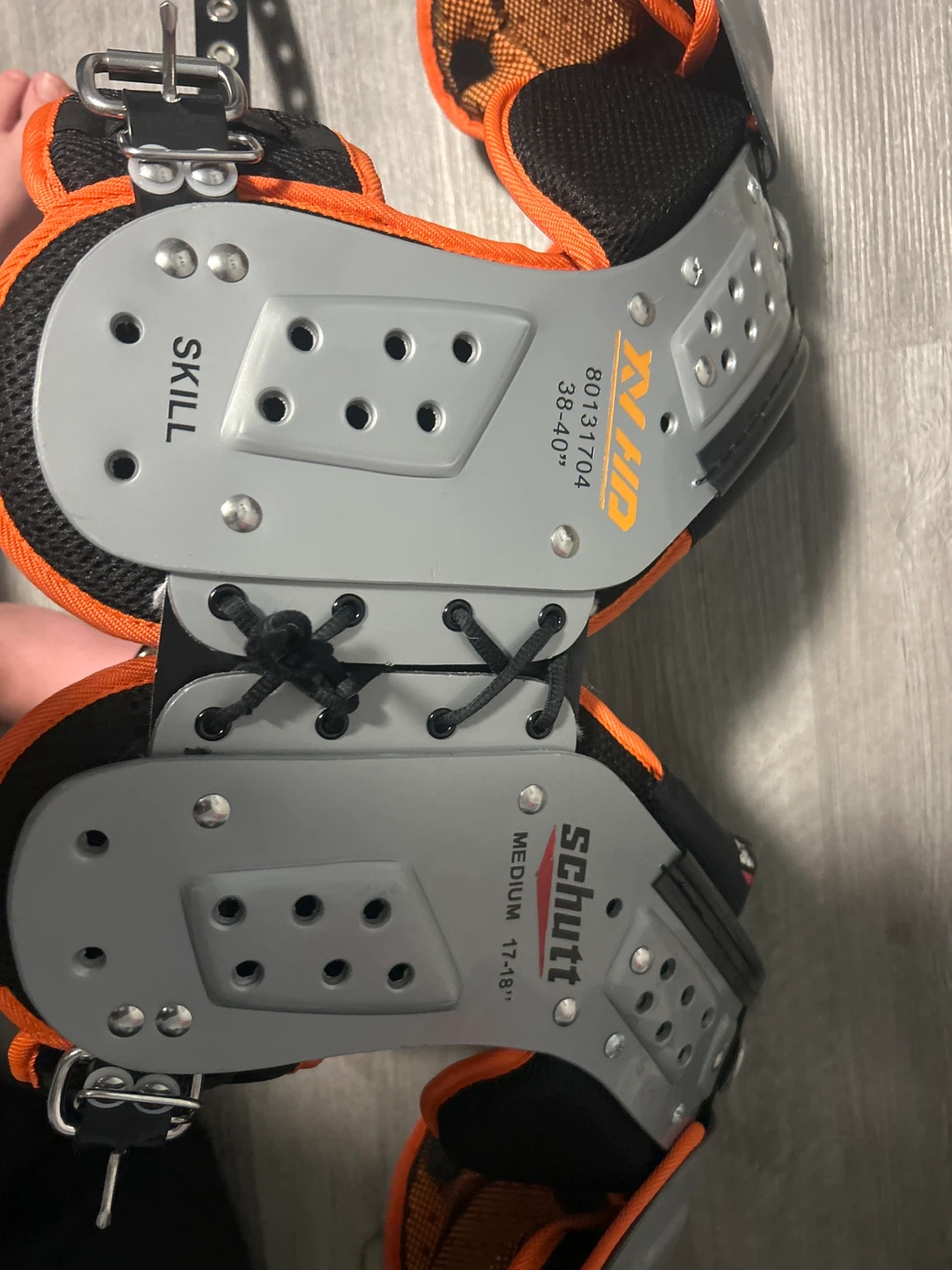 football shoulder pads