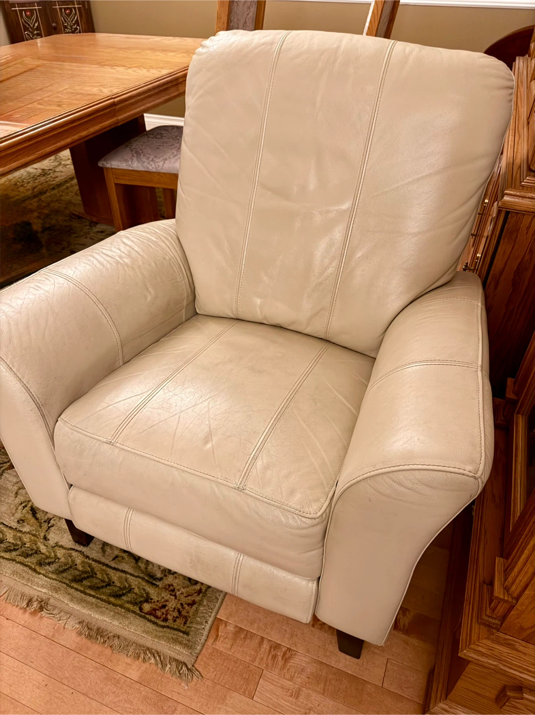 Dutailier Leather Recliner Rocker