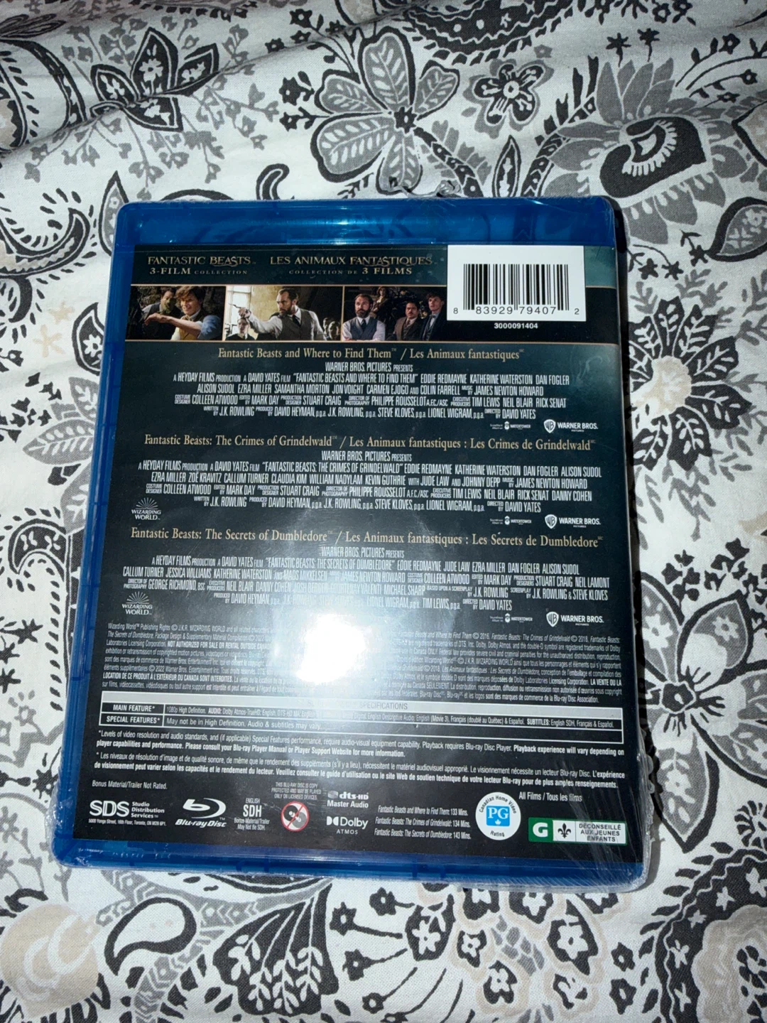 Fantastic Beasts 3-Film Collection Blu-ray - photo 2