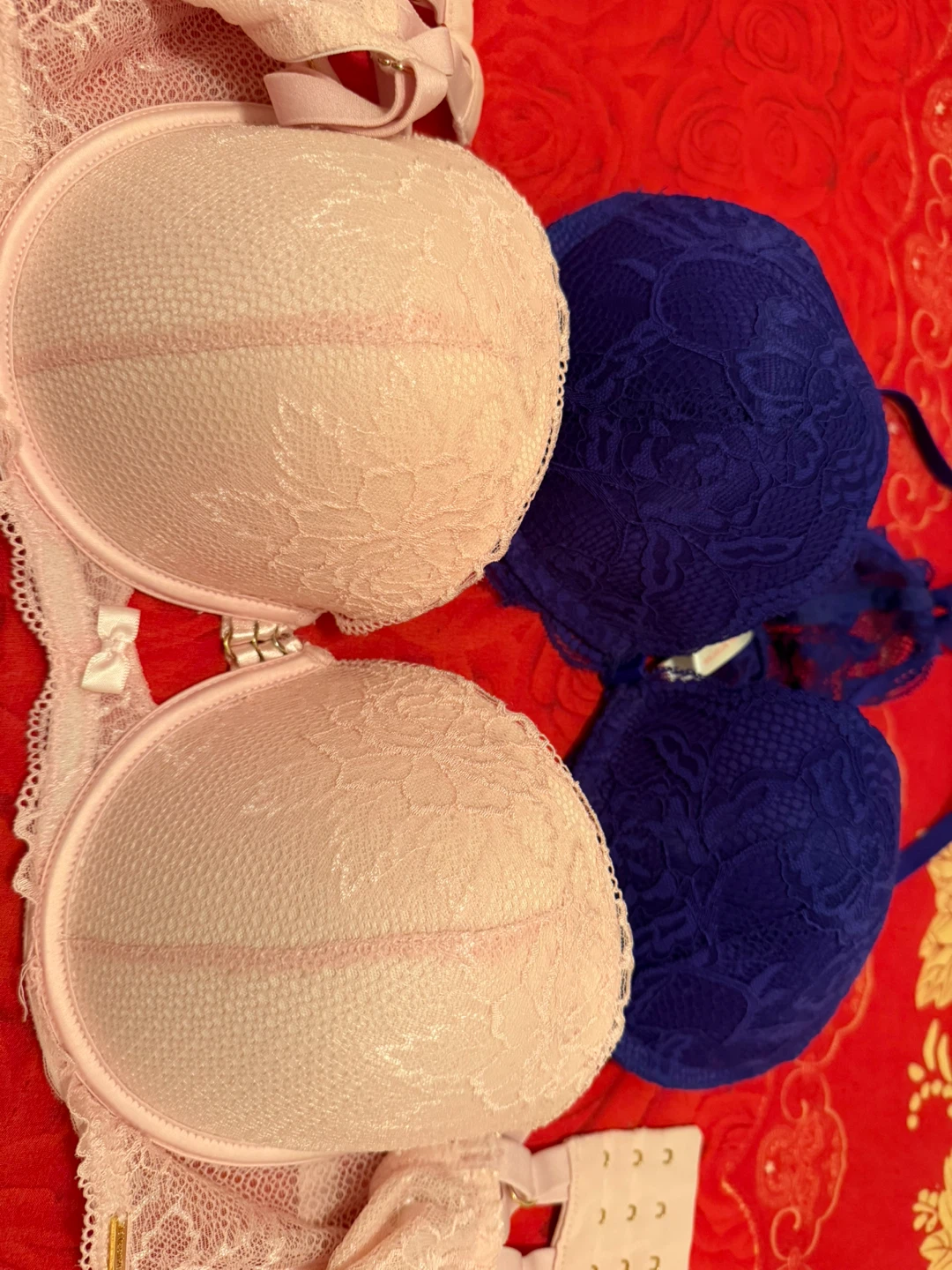 La Vie en Rose Bra Bundle - Pink and Blue 3 for $10 - photo 4