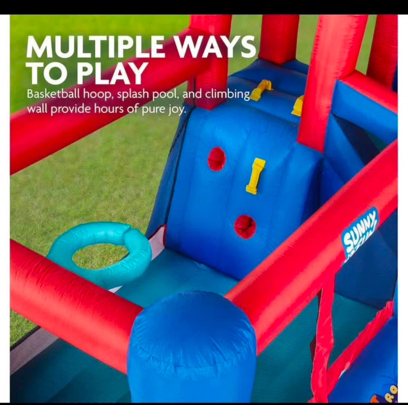 Round Inflatable Water Slide Park with Bounce House on Rent - photo 4
