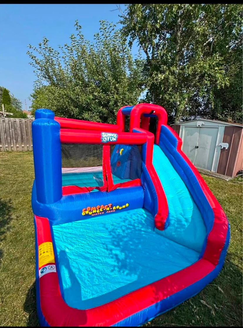 Round Inflatable Water Slide Park with Bounce House on Rent - photo 5