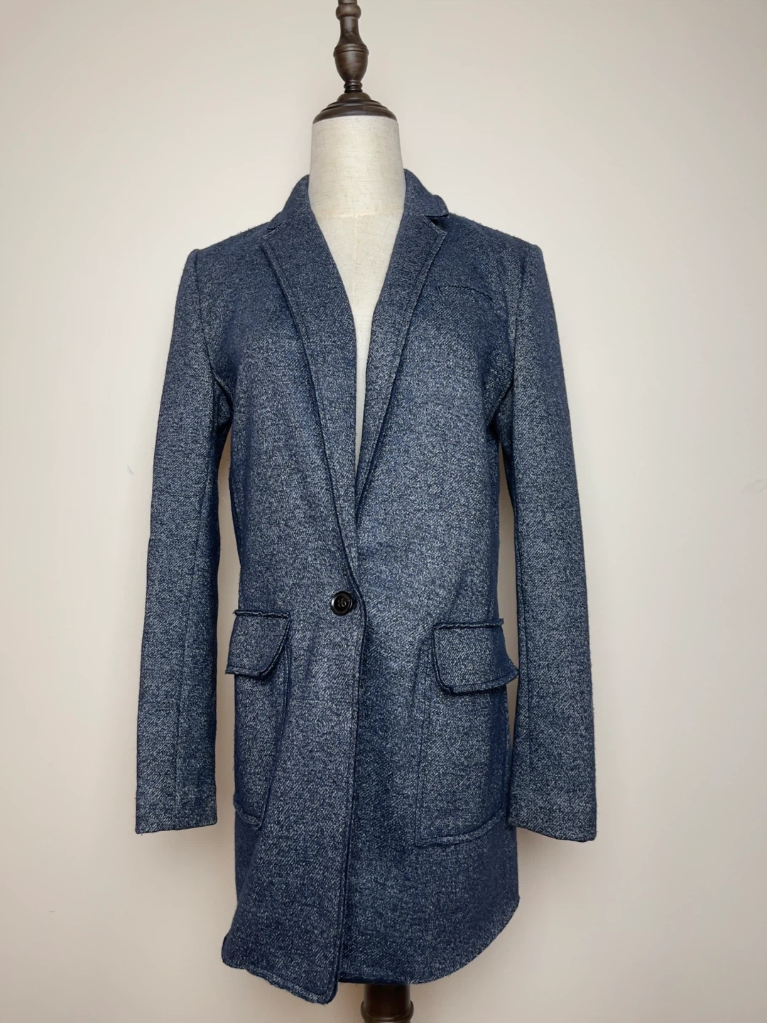 Banana Republic Long Knit Blazer Coat