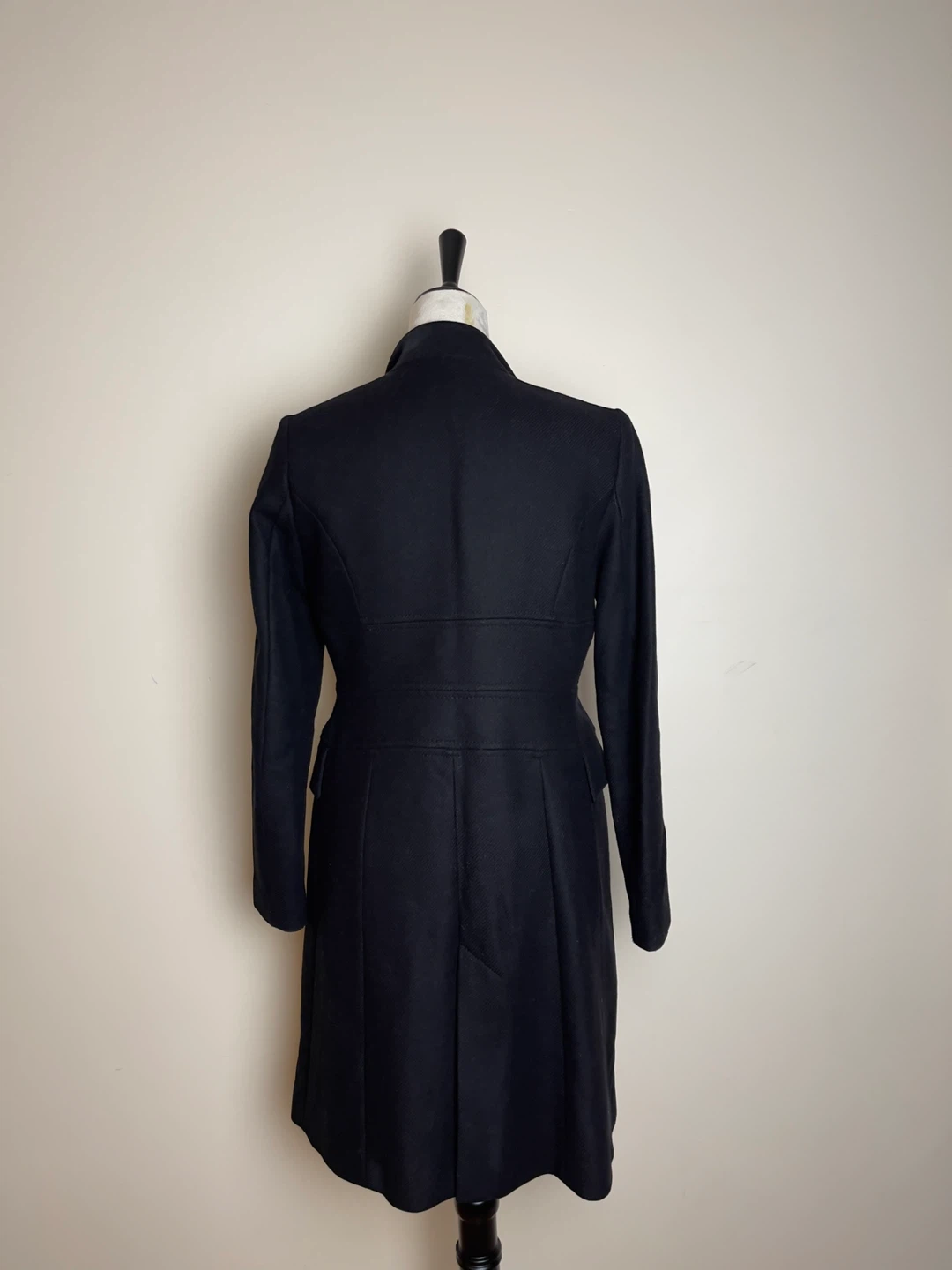 ZARA Double-Breasted Black Coat - photo 3