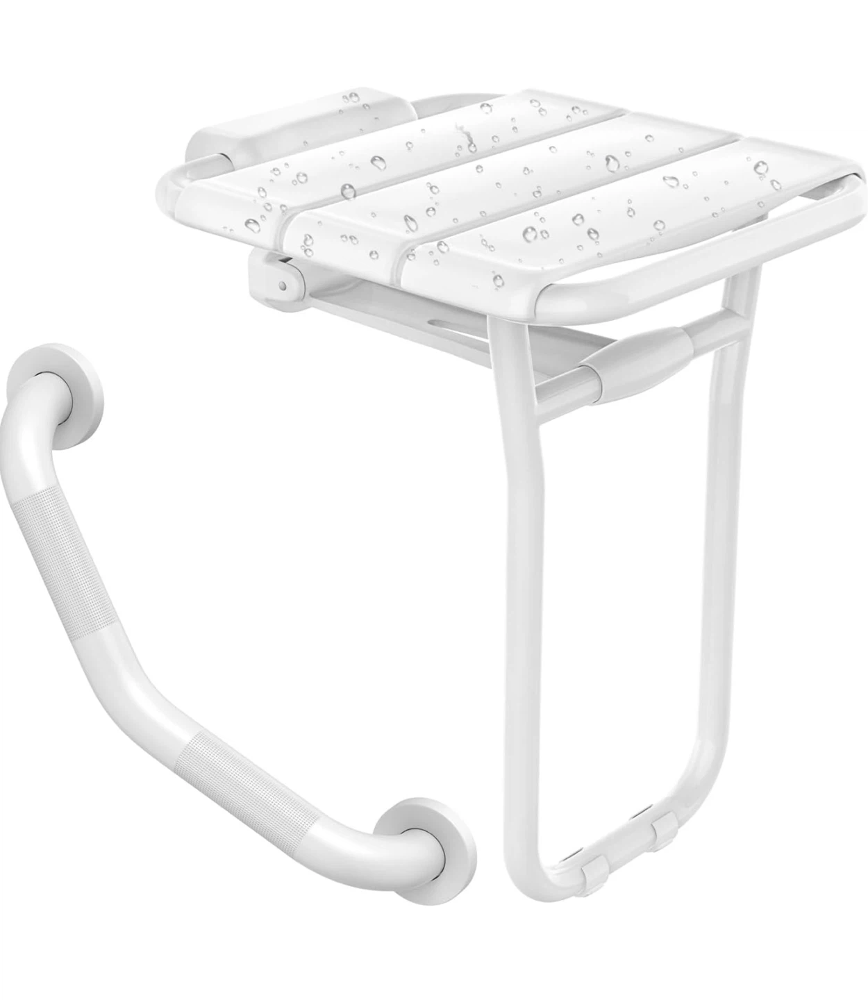 Folding Shower Seat and Grab Bar - photo 2