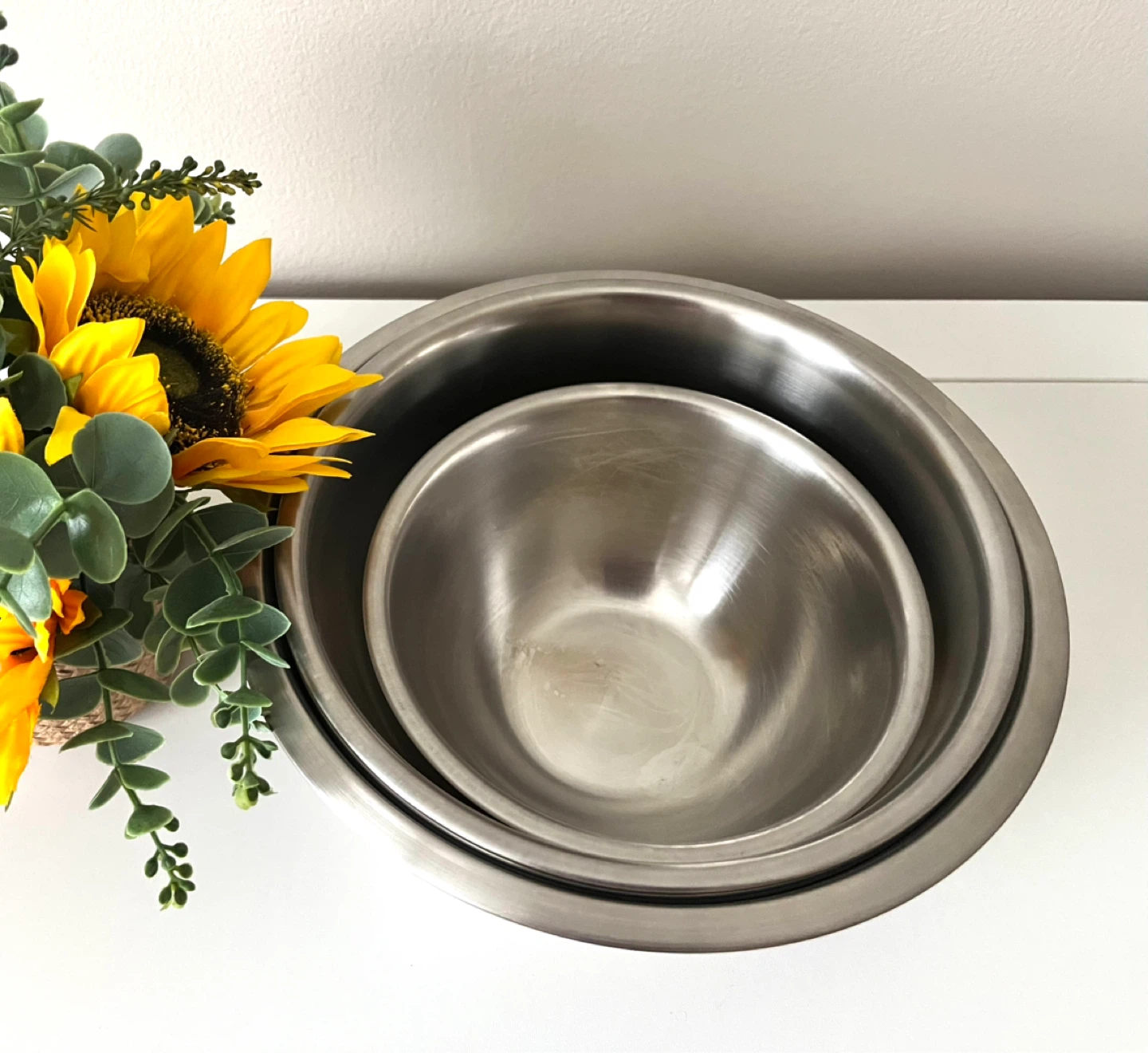 Set of 5 Stainless Steel Mixing Bowls - photo 3