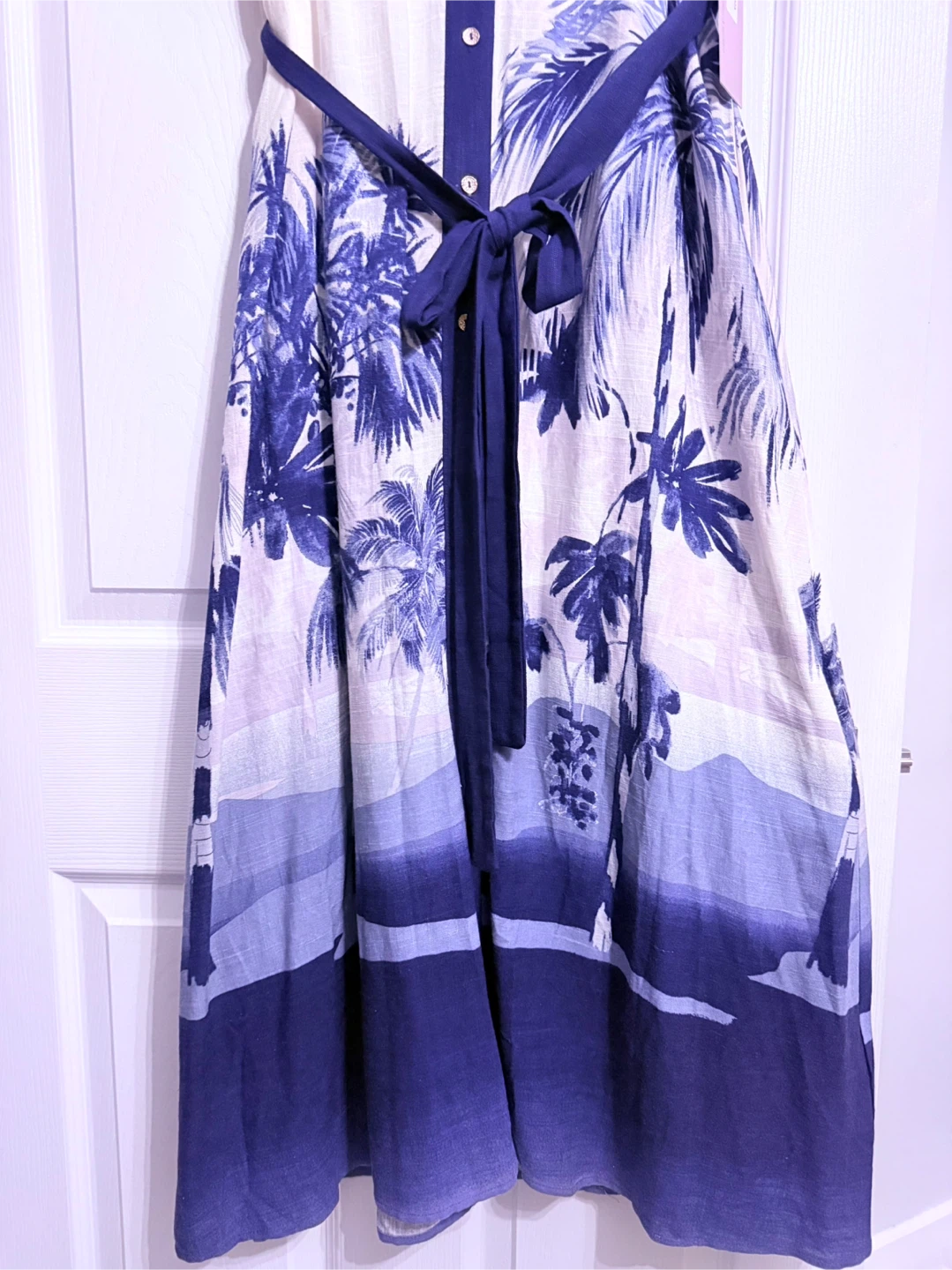 White Closet Tropical Print Midi Dress - photo 4