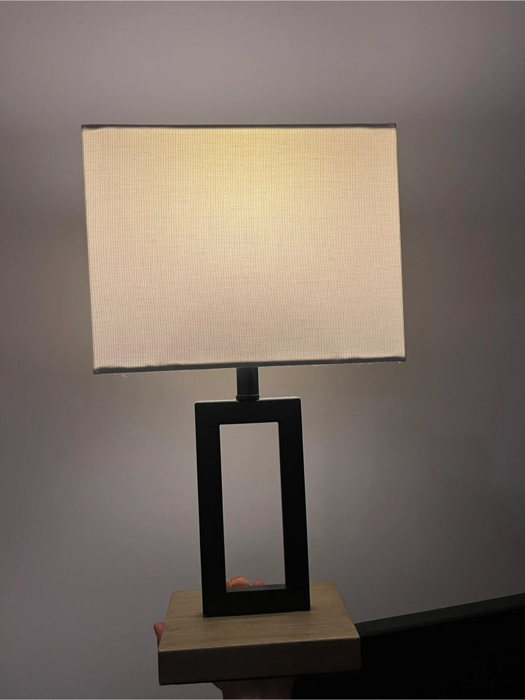 Bedroom Lamp – Like New + 4 Light Bulbs Included – $8